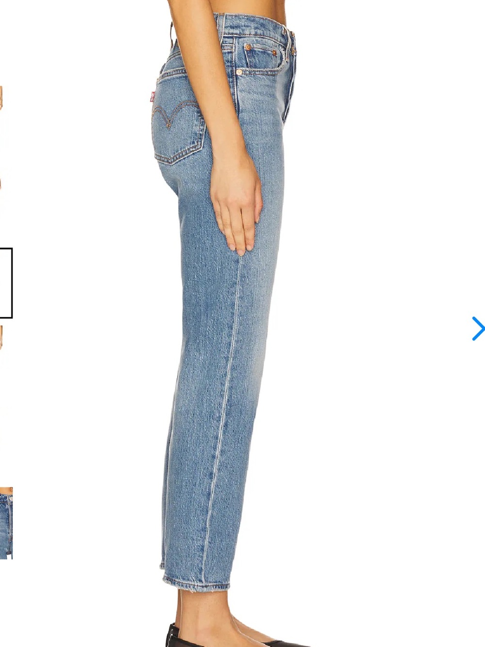 Women’s Levi’s High Rise Wedgie Jeans Straight Button Fly New Size 28 28W 28L - Picture 3 of 15